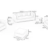 Discount Gartenlounge für 5 Personen, dessert-beige, Alu/Polyrattan, modular verstellbar, mit Kissenboxfunktion Polyrattan-Gartenmöbel|Gartenlounge