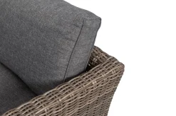 Clearance Gartenlounge, grau, Polyrattan, 6 Personen, verstellbare Sitzflächen, wasserfeste Kissenbox Polyrattan-Gartenmöbel|Gartenlounge