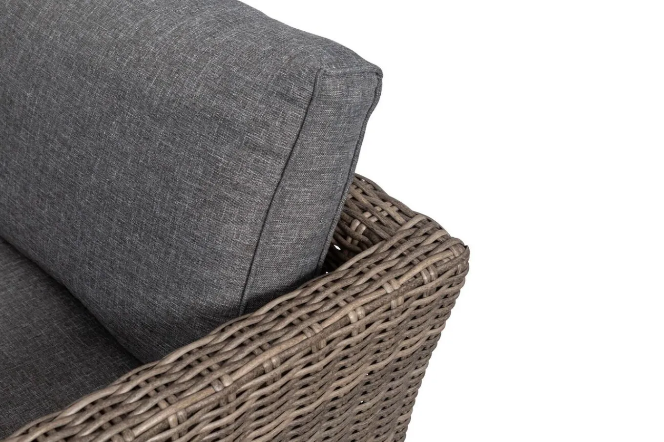 Clearance Gartenlounge, grau, Polyrattan, 6 Personen, verstellbare Sitzflächen, wasserfeste Kissenbox Polyrattan-Gartenmöbel|Gartenlounge