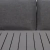 Online Gartenlounge Set, grau, Polyrattan, inkl. Loungetisch, für 5 Personen, wasserfeste Kissenbox Polyrattan-Gartenmöbel|Gartenlounge