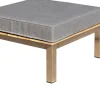 Hot Gartenlounge, silber/grau, Edelstahl/Teakholz/Textil, für 2 Personen, Liegefunktion, FSC®-zertifiziertes Produkt Gartenlounge|Edelstahl-Gartenmöbel