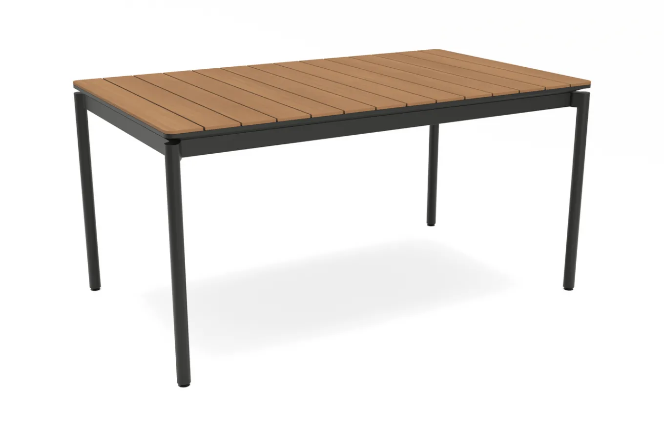Sale Glasgow Garten-Essgruppe, 6 Personen, 150cm, Alu/Holzimitat Garten-Essgruppen|Aluminium-Gartenmöbel