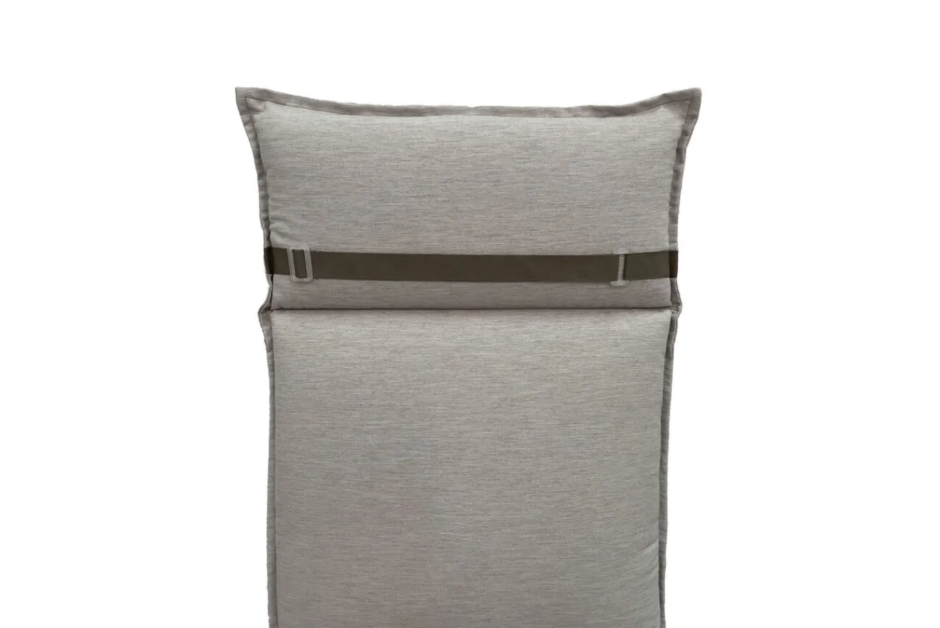 Online Green 6er-Set Sitzkissen für Niederlehner, nature, recyceltes Polyester, hautsympathisch, mit Rückengurt und Bindekordeln Niedriglehner-Auflagen