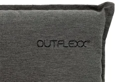 Online Green Sitzkissen für Hochlehner, anthrazit, recyceltes Polyester, 119 x 48 x 6 cm, strapazierfähig, witterungsbeständig Hochlehner-Auflagen