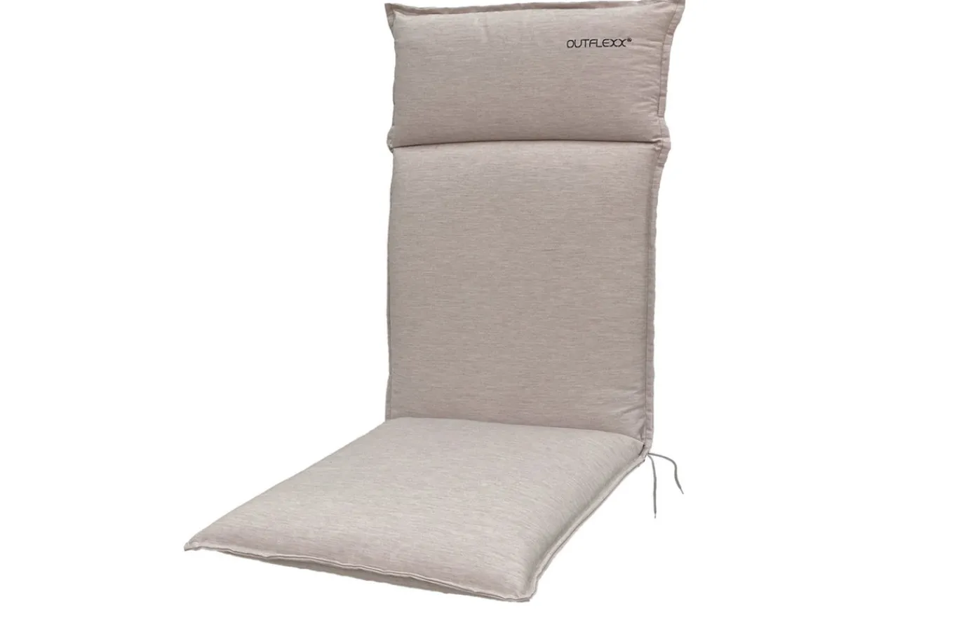 Clearance Green Sitzkissen für Hochlehner, nature, recyceltes Polyester, 119 x 48 x 6 cm, strapazierfähig, witterungsbeständig Hochlehner-Auflagen