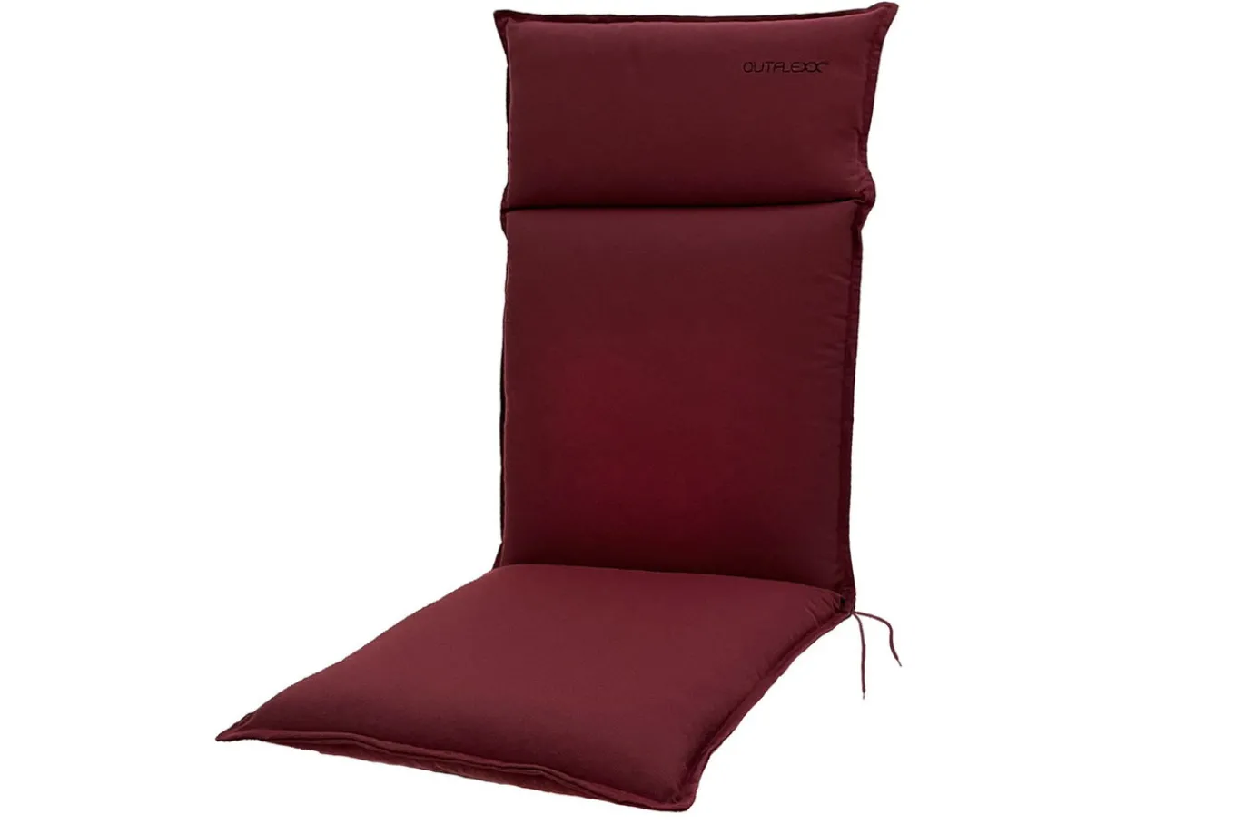 New Green Sitzkissen für Hochlehner, bordeaux, recyceltes Polyester, 119 x 48 x 6 cm, strapazierfähig, witterungsbeständig Hochlehner-Auflagen