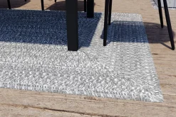 Sale Harmony Outdoor Teppich, Aluminium-White, recyceltes PET-Garn, 160 x 240 cm, für Innen- und Außenbereiche geeignet Outdoor Teppiche