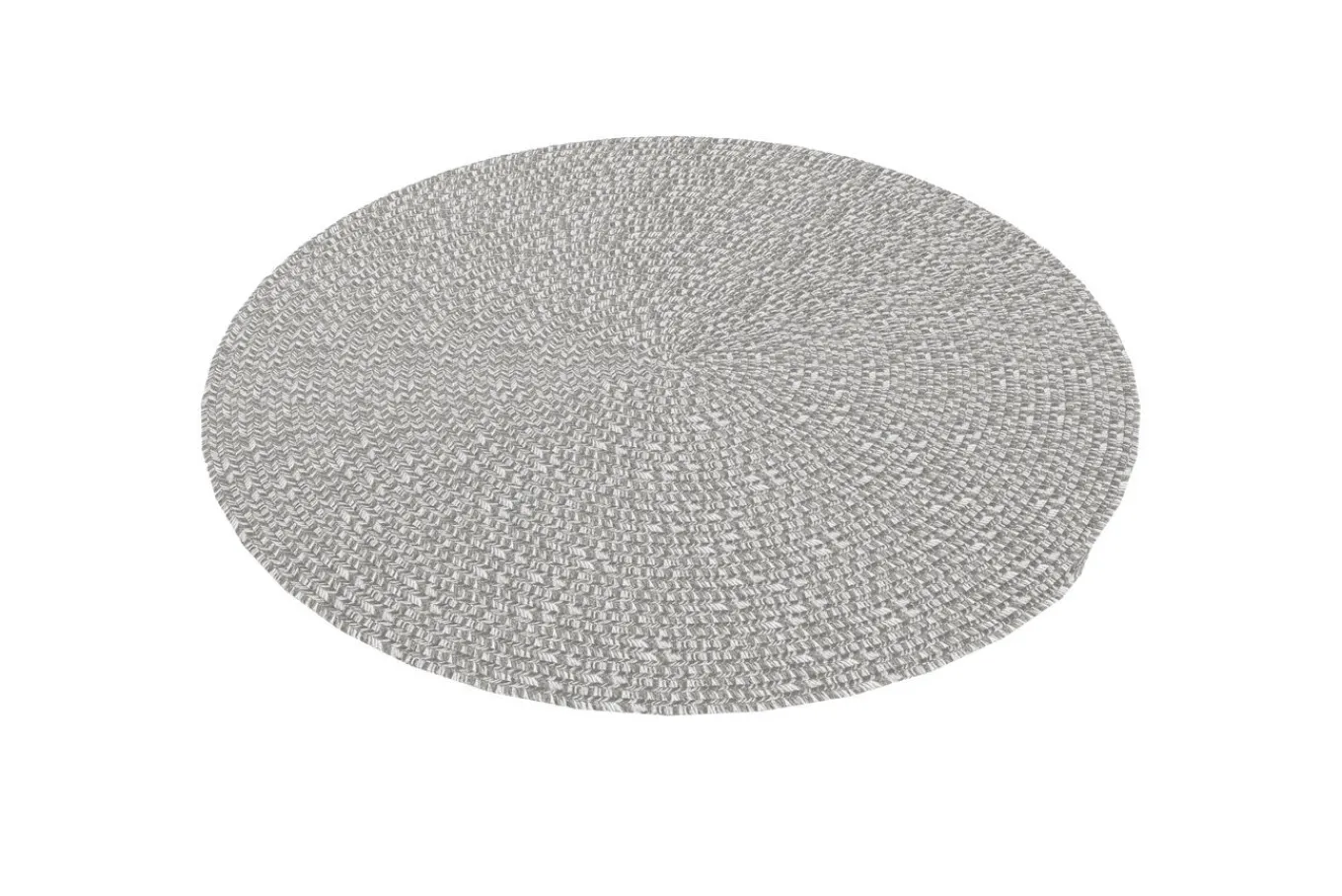 Online Harmony Outdoor Teppich, Aluminium-White, recyceltes PET-Garn, Ø 200 cm, für Innen- und Außenbereich geeignet Outdoor Teppiche