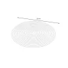 Hot Harmony Outdoor Teppich, Andorra White, recyceltes PET-Garn, Ø 120 cm, für Innen- und Außenbereiche geeignet Outdoor Teppiche