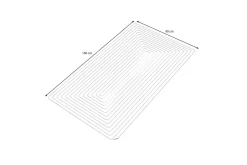 Sale Harmony Outdoor Teppich, Andorra-White, recyceltes PET-Garn, ca. 90 x 160 cm, für Innen- und Außenbereiche geeignet Outdoor Teppiche