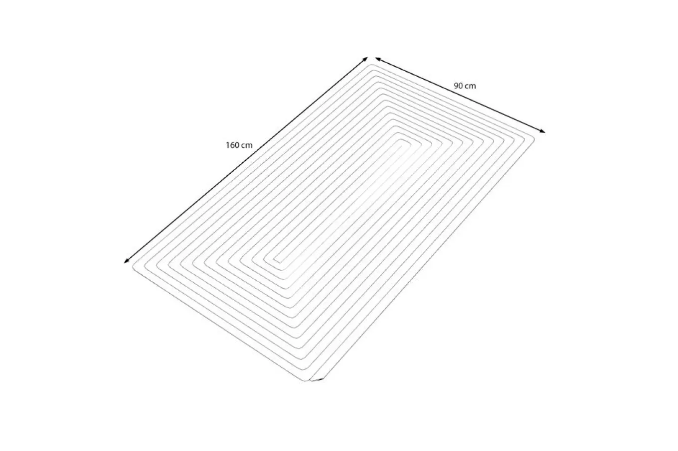 Sale Harmony Outdoor Teppich, Andorra-White, recyceltes PET-Garn, ca. 90 x 160 cm, für Innen- und Außenbereiche geeignet Outdoor Teppiche