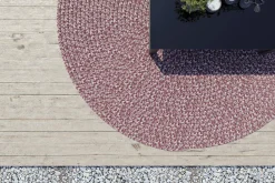 Best Harmony Outdoor Teppich, Andorra White, aus recyceltem PET-Garn, Ø 200 cm, für Innen- und Außenbereich geeignet Outdoor Teppiche