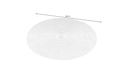 Best Harmony Outdoor Teppich, Andorra White, aus recyceltem PET-Garn, Ø 200 cm, für Innen- und Außenbereich geeignet Outdoor Teppiche