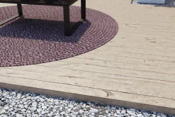 Best Harmony Outdoor Teppich, Andorra White, aus recyceltem PET-Garn, Ø 200 cm, für Innen- und Außenbereich geeignet Outdoor Teppiche