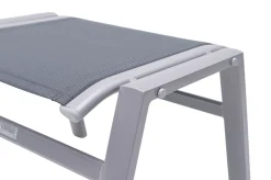 New Hocker, silber/grau, Alu/Textilene, 49x55x37cm Gartenstühle & Gartensessel