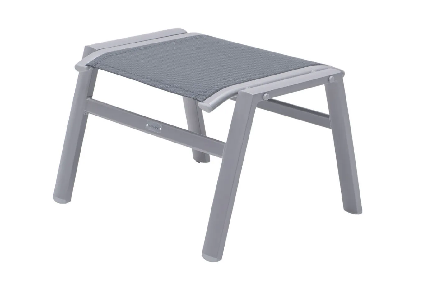 New Hocker, silber/grau, Alu/Textilene, 49x55x37cm Gartenstühle & Gartensessel