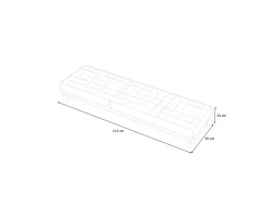 Outlet Icon Liege, hellgrau, Alu/Teak/Olefin, verstellbare Rückenlehne, atmungsaktiv, witterungsbeständig, FSC®-zertifiziertes Produkt Gartenliegen