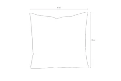 Online Kissen, anthrazit, Polyester, 45 x 45 cm, wasserabweisend, schnelltrocknend, strapazierfähig, pflegeleicht Rückenkissen & Zierkissen