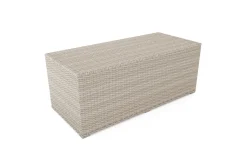 Hot Kissenbox, beige, Polyrattan/Aluminium, 203 x 92 x 75 cm, witterungsbeständig, pflegeleicht, wasserabweisend Polyrattan-Gartenmöbel|Auflagenbox