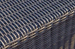 New Kissenbox L, grau, Polyrattan, 204x94x75cm Polyrattan-Gartenmöbel|Auflagenbox