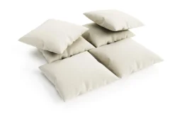 Outlet Kissen 6er Set, desert/beige, 45 x 45 cm Rückenkissen & Zierkissen