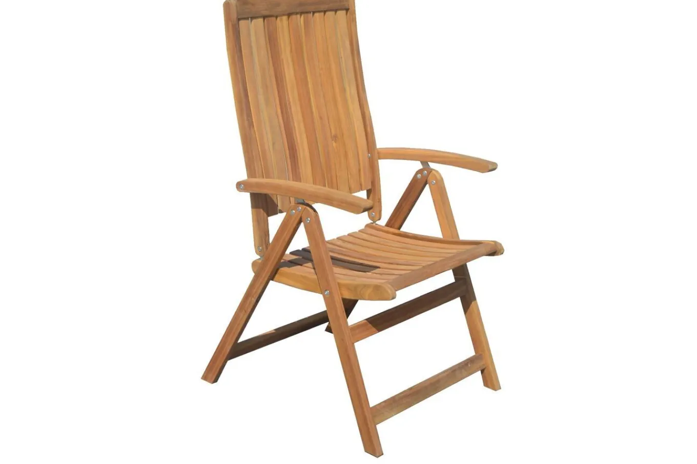 Sale Klappsessel, natur, Akazie, 60 x 70 x 113 cm, verstellbar, FSC®-zertifiziertes Produkt Gartenstühle & Gartensessel