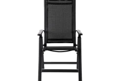 Clearance Klappstuhl, anthrazit matt/schwarz, Alu/Textilene, 60x70x106cm, 7-fach verstellbar Gartenstühle & Gartensessel