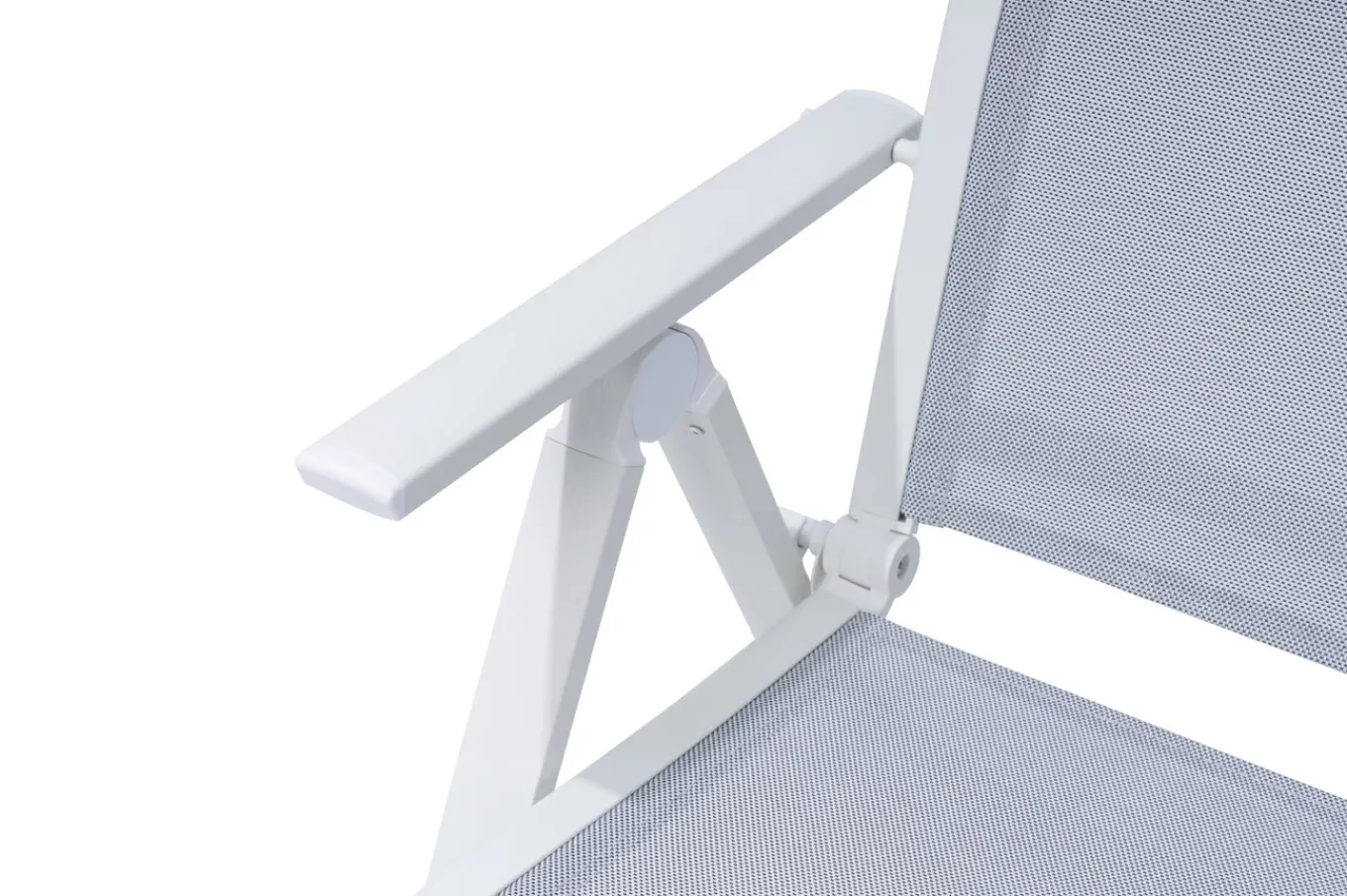 Sale Klappstuhl, creme/weiß, Aluminium, 7-fach verstellbar, witterungsbeständig, hohe Belastbarkeit Aluminium-Gartenmöbel|Gartenstühle & Gartensessel