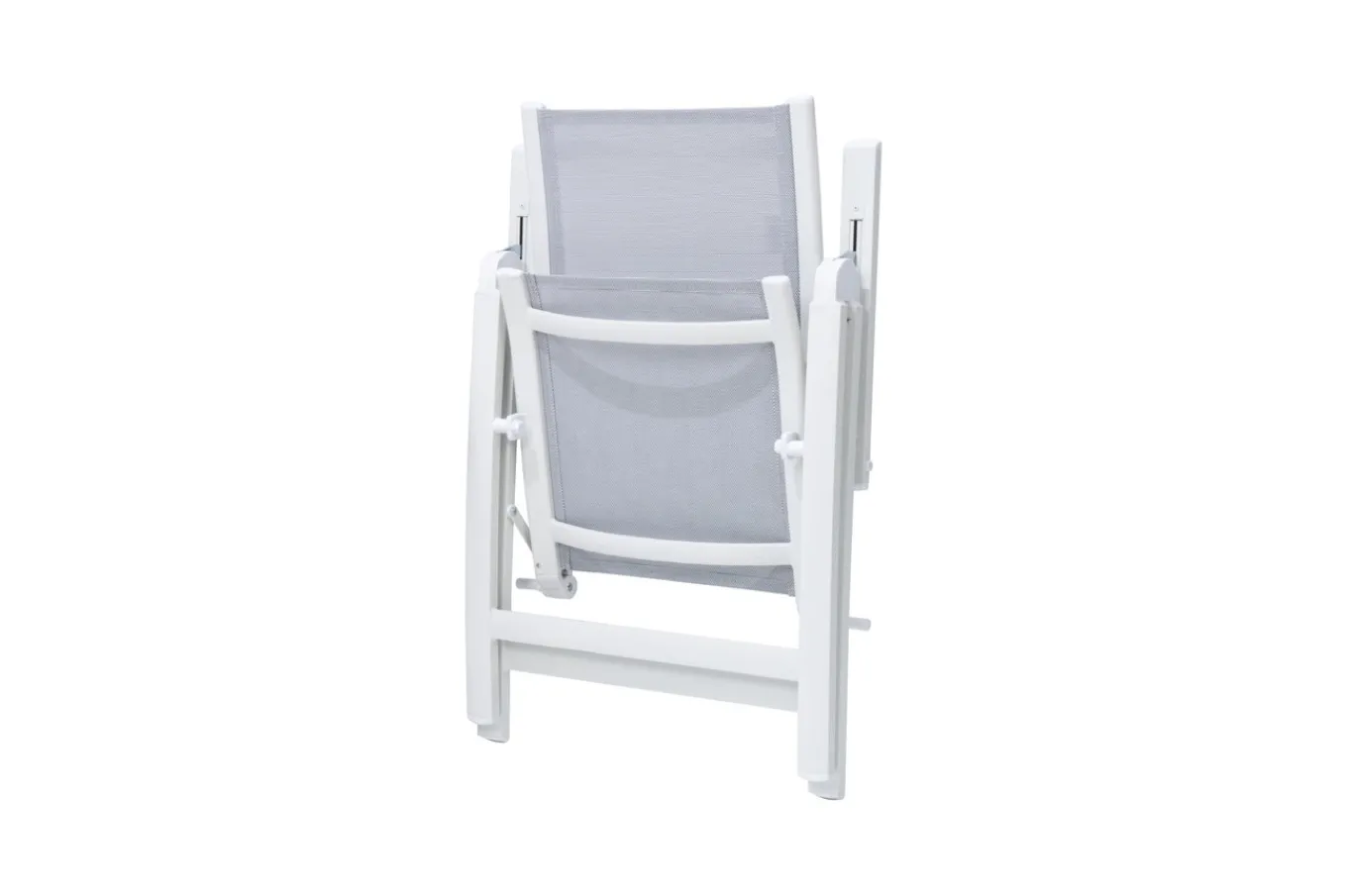 Sale Klappstuhl, creme/weiß, Aluminium, 7-fach verstellbar, witterungsbeständig, hohe Belastbarkeit Aluminium-Gartenmöbel|Gartenstühle & Gartensessel