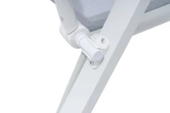 Sale Klappstuhl, creme/weiß, Aluminium, 7-fach verstellbar, witterungsbeständig, hohe Belastbarkeit Aluminium-Gartenmöbel|Gartenstühle & Gartensessel