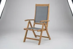 New Klappstuhl, 5-fach verstellbar, Akazie FSC®-zertifiziert, 60x71x107cm Gartenstühle & Gartensessel