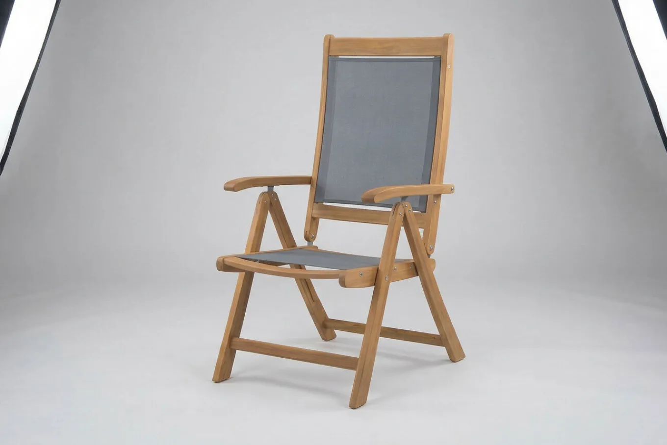 New Klappstuhl, 5-fach verstellbar, Akazie FSC®-zertifiziert, 60x71x107cm Gartenstühle & Gartensessel