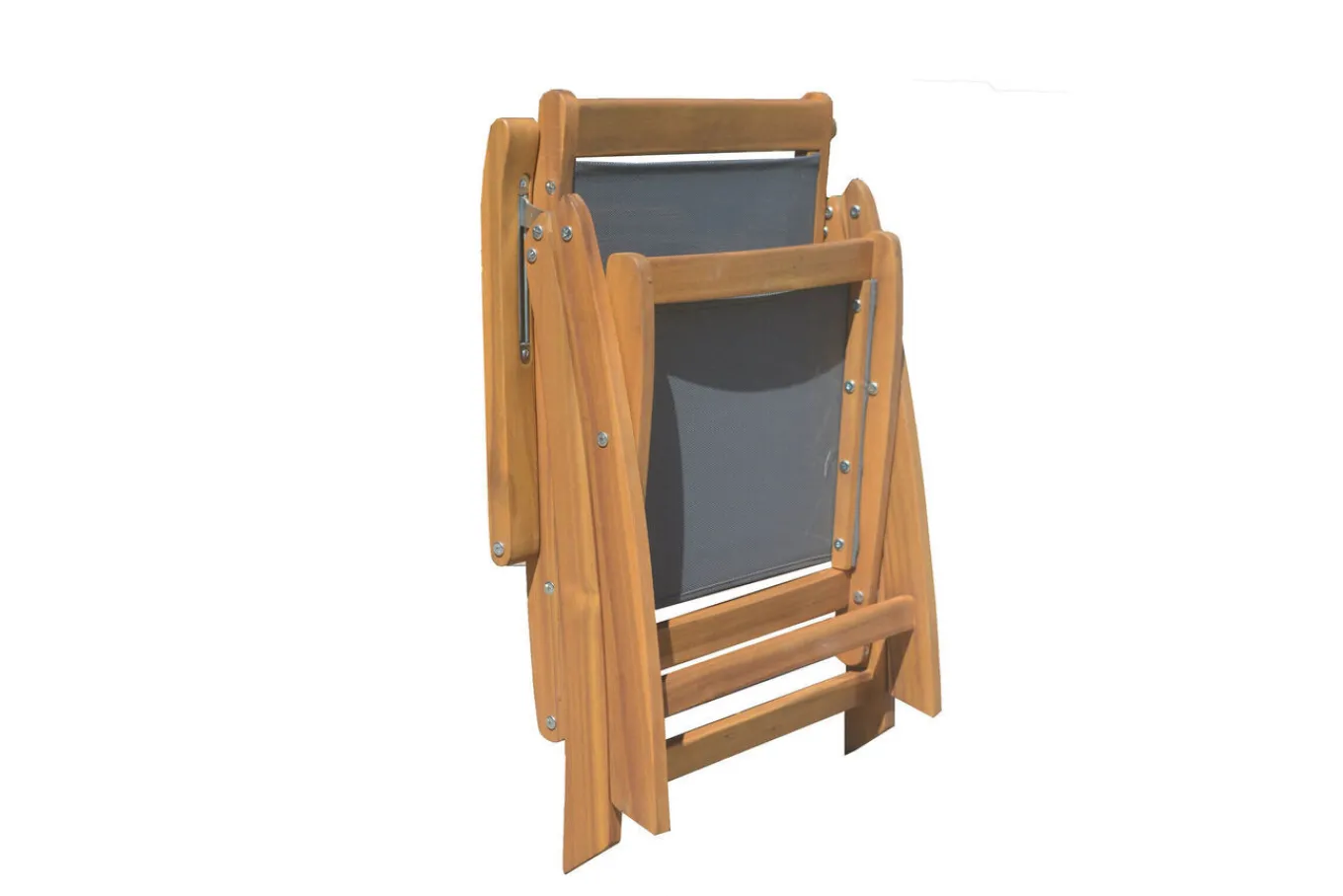 New Klappstuhl, 5-fach verstellbar, Akazie FSC®-zertifiziert, 60x71x107cm Gartenstühle & Gartensessel