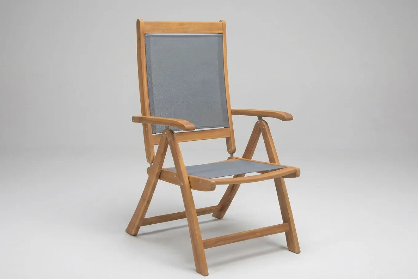 New Klappstuhl, 5-fach verstellbar, Akazie FSC®-zertifiziert, 60x71x107cm Gartenstühle & Gartensessel
