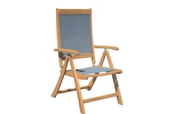 New Klappstuhl, 5-fach verstellbar, Akazie FSC®-zertifiziert, 60x71x107cm Gartenstühle & Gartensessel