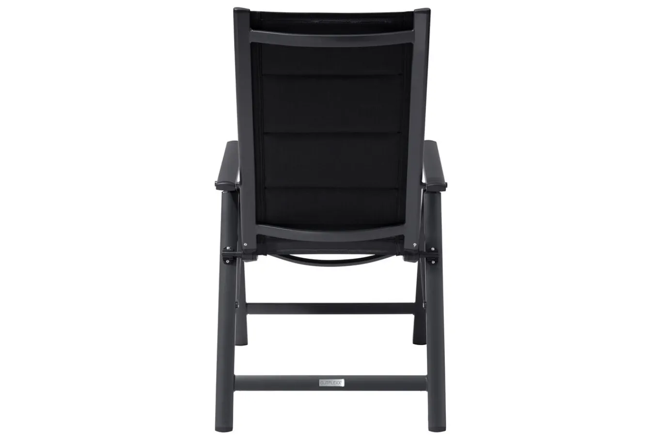 Best Klappstuhl, padded, schwarz, Aluminium, klappbar, pulverbeschichtet, robust, leichte Handhabung Aluminium-Gartenmöbel|Gartenstühle & Gartensessel