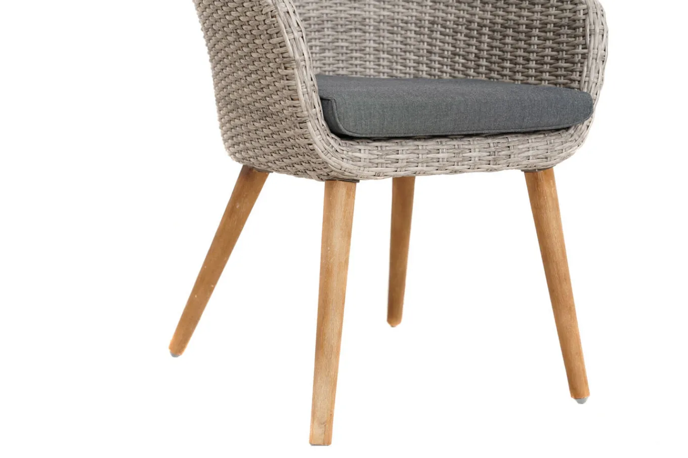Online Kota Garten-Essgruppe, 6 Personen, ausziehbarer Tisch 180–260 cm, Akazie FSC®-zertifiziert/Polyrattan Garten-Essgruppen|Akazien-Gartenmöbel