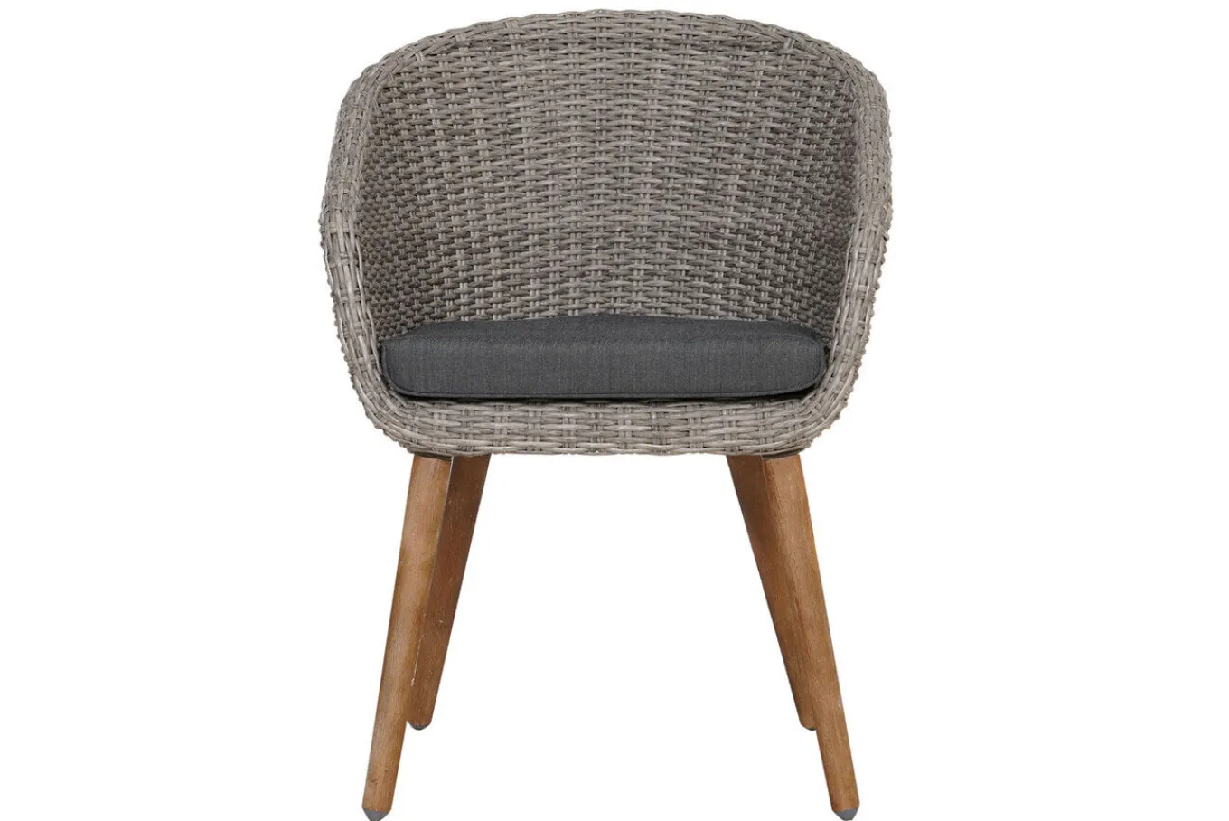 Online Kota Garten-Essgruppe, 6 Personen, ausziehbarer Tisch 180–260 cm, Akazie FSC®-zertifiziert/Polyrattan Garten-Essgruppen|Akazien-Gartenmöbel