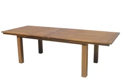 Online Kota Garten-Essgruppe, 6 Personen, ausziehbarer Tisch 180–260 cm, Akazie FSC®-zertifiziert/Polyrattan Garten-Essgruppen|Akazien-Gartenmöbel