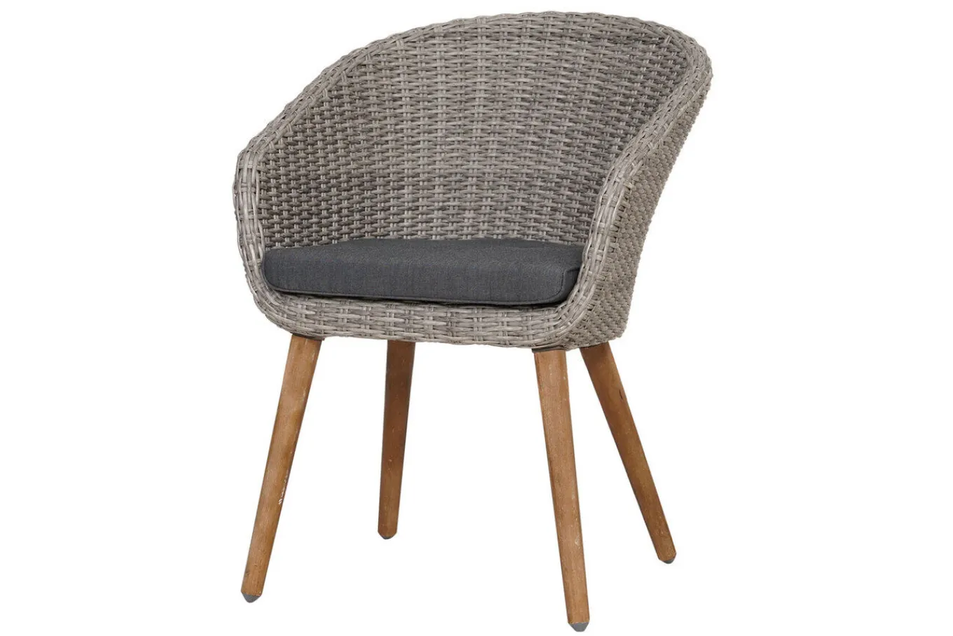 Online Kota Garten-Essgruppe, 6 Personen, ausziehbarer Tisch 180–260 cm, Akazie FSC®-zertifiziert/Polyrattan Garten-Essgruppen|Akazien-Gartenmöbel