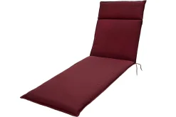 Sale Liegen-Set, anthrazit/bordeaux, Aluminium/Textilene/Polyester, Tisch 40 x 40 cm, 2 Auflagen, mit Rollen, Rückenlehne verstellbar Gartenliegen