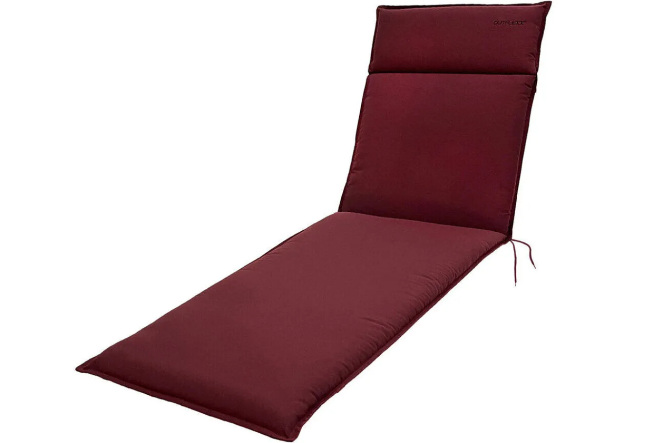 Sale Liegen-Set, anthrazit/bordeaux, Aluminium/Textilene/Polyester, Tisch 40 x 40 cm, 2 Auflagen, mit Rollen, Rückenlehne verstellbar Gartenliegen