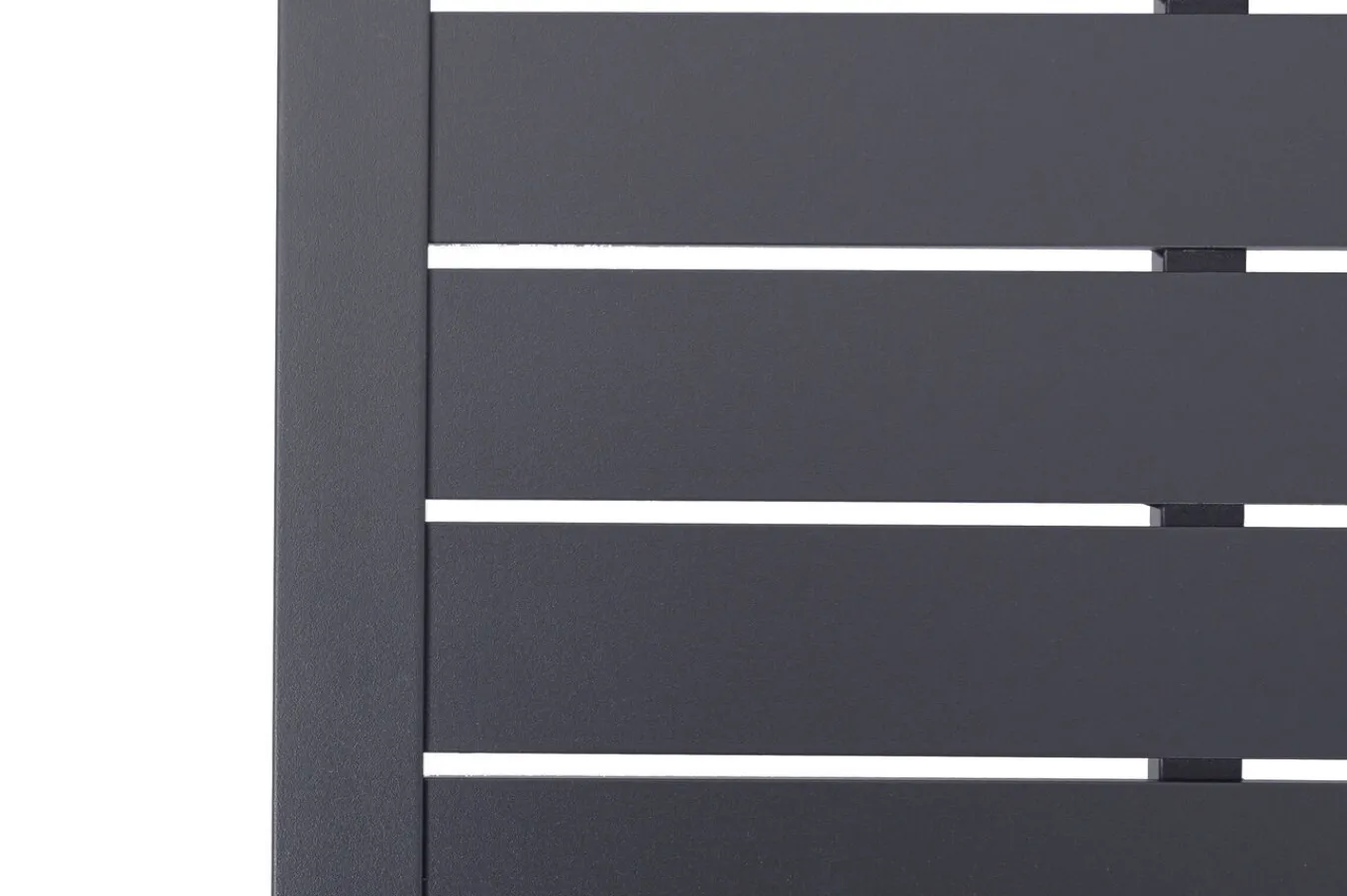 Outlet Liegen-Set, anthrazit, Aluminium/Textilene/Polyester, Tisch 40 x 40 cm, 2 Auflagen, Rückenlehne verstellbar, mit Rollen Aluminium-Gartenmöbel