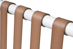 Outlet Loungegarnitur, 4-teilig, beige/weiß, Alu/Holzimitat, Tisch 110 x 60 cm, inkl. Kissen mit Reißverschluss Gartenlounge|Aluminium-Gartenmöbel