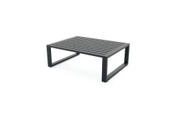 Hot Loungetisch, anthrazit, Aluminium, 100 x 80 cm, witterungsbeständig Gartentische|Aluminium-Gartenmöbel