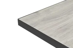 New Louvra Ausziehtisch, anthrazit/Holzoptik, Alu/Keramik, 160/210x100,5cm, Tischplatte aus Keramikfliesen Gartentische