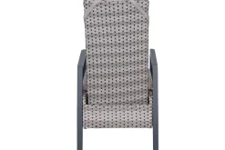 Hot Louvra Select Garten-Essgruppe, natur/anthrazit, Polyrattan/Alu, Tisch 200/260 x 100 cm, 6 Sessel Polyrattan-Gartenmöbel|Garten-Essgruppen