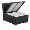 Hot Mittelelement, braun marmoriert, Polyrattan, 63 x 78 x 65 cm, geeignet für 7759-BOX Polyrattan-Gartenmöbel|Gartenlounge