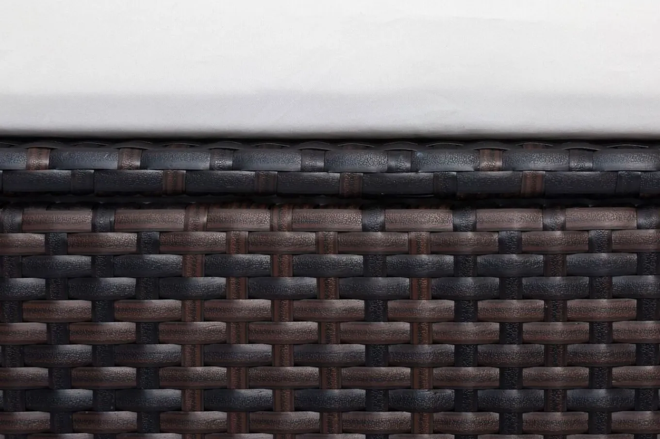 Hot Mittelelement, braun marmoriert, Polyrattan, 63 x 78 x 65 cm, geeignet für 7759-BOX Polyrattan-Gartenmöbel|Gartenlounge