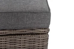 Mittelelement, grau, Polyrattan, 63 x 78 x 65 cm, geeignet für 18370-BOX-A/-D Polyrattan-Gartenmöbel|Gartenlounge